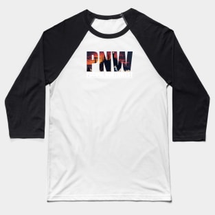 Pacific Northwest "PNW" Ocean Shore Rocks and Lighthouse Baseball T-Shirt